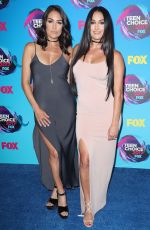 BRIE and NIKKI BELLA at 2017 Teen Choice Awards in Los Angeles 08/13/2017