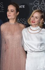 BRIE LARSON at The Glass Castle Screening in New York 08/09/2017