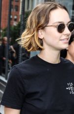BRIGETTE LUNDY-PAINE Arrives at AOL Build Speaker Series in New York 08/14/2017