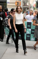 BRIGETTE LUNDY-PAINE Leaves AOL Build Speaker Series in New York 08/14/2017