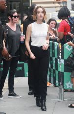 BRIGETTE LUNDY-PAINE Leaves AOL Build Speaker Series in New York 08/14/2017