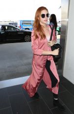 BRITTANY SNOW at LAX Airport in Los Angeles 08/18/2017