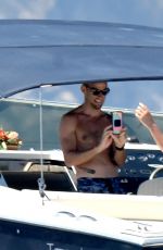 BRITTNY WARD in Bikini on Vacation in Italy 08/08/2017