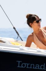 BRITTNY WARD in Bikini on Vacation in Italy 08/08/2017