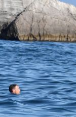 BRITTNY WARD in Bikini on Vacation in Italy 08/08/2017