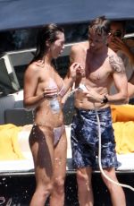 BRITTNY WARD in Bikini on Vacation in Italy 08/08/2017