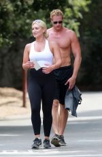 BROOKE HOGAN Out Hiking in Studio City 08/05/2017