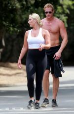 BROOKE HOGAN Out Hiking in Studio City 08/05/2017