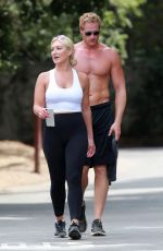BROOKE HOGAN Out Hiking in Studio City 08/05/2017