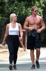 BROOKE HOGAN Out Hiking in Studio City 08/05/2017