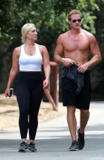 BROOKE HOGAN Out Hiking in Studio City 08/05/2017