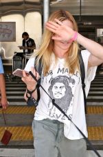 CAITY LOTZ with Her Dog at LAX Airport in Los Angeles 08/01/2017