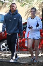 CAMREN BICONDOVA Out Hiking in Los Angeles 08/19/2017