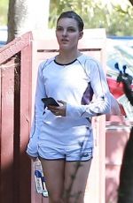 CAMREN BICONDOVA Out Hiking in Los Angeles 08/19/2017