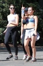 CAMREN BICONDOVA Out Hiking in Los Angeles 08/19/2017