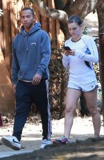 CAMREN BICONDOVA Out Hiking in Los Angeles 08/19/2017