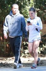 CAMREN BICONDOVA Out Hiking in Los Angeles 08/19/2017