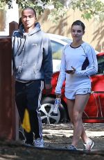 CAMREN BICONDOVA Out Hiking in Los Angeles 08/19/2017