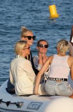 CARA DELEVINGNE at Club 55 in St Tropez 08/26/2017