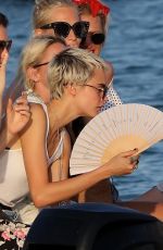 CARA DELEVINGNE at Club 55 in St Tropez 08/26/2017