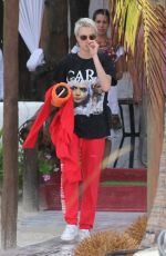 CARA DELEVINGNE Celebrates Her 25th Birthday in Cancun 08/08/2017
