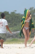 CARA DELEVINGNE Continues Her Birthday Celebrations in Cancun 08/15/2017