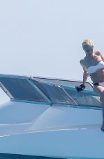 CARA DELEVINGNE in Bikini at a Yacht in Mexico 08/16/2017