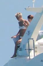 CARA DELEVINGNE in Bikini at a Yacht in Mexico 08/16/2017