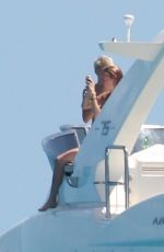 CARA DELEVINGNE in Bikini at a Yacht in Mexico 08/16/2017