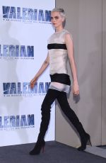 CARA DELEVINGNE Promotes Valerian and the City of a Thousand Planets in Mexico City 08/03/2017