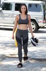 CARA SANTANA in Tights Out in West Hollywood 07/31/2017