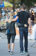 CAROLINE WOZNIACKI and David Lee Out in New York 08/23/2107