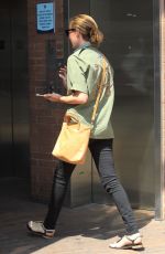 CAT DEELEY Leaves a Nail Salon in Beverly Hills 08/21/2017