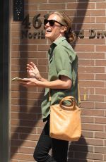 CAT DEELEY Leaves a Nail Salon in Beverly Hills 08/21/2017