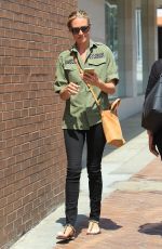 CAT DEELEY Leaves a Nail Salon in Beverly Hills 08/21/2017
