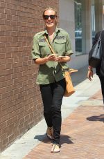 CAT DEELEY Leaves a Nail Salon in Beverly Hills 08/21/2017