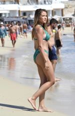 CATARINA SIKINIOTIS in Bikini at Platis Gialos Beach in Mykonos 08/23/2017