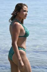 CATARINA SIKINIOTIS in Bikini at Platis Gialos Beach in Mykonos 08/23/2017