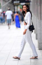 CHANEL IMAN Out and About in New York 08/19/2017