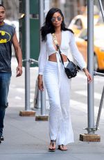 CHANEL IMAN Out and About in New York 08/19/2017