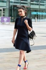 CHARLI XCX Arrives at BBC Breakfast Studio in Manchester 08/01/2017