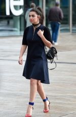 CHARLI XCX Arrives at BBC Breakfast Studio in Manchester 08/01/2017