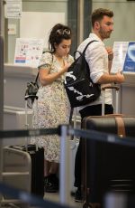 CHARLI XCX at Tegel Airport in Berlin 08/30/2017
