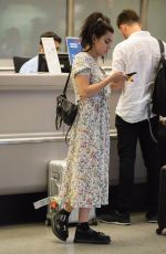 CHARLI XCX at Tegel Airport in Berlin 08/30/2017