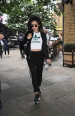 CHARLI XCX Out and About in London 08/24/2017