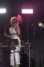 CHARLI XCX Performs at Leeds Festival in Bramham Park 08/25/2017