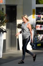 CHARLIZE THERON Leaves Soul Cycle in Los Angeles 08/30/2017