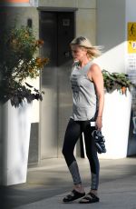 CHARLIZE THERON Leaves Soul Cycle in Los Angeles 08/30/2017