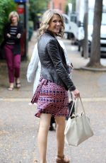 CHARLOTTE HAWKINS Arrives at ITV Studios in London 08/22/2017