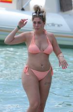 CHLOE FERRY in Bikini on the Beach in Ibiza 08/17/2017